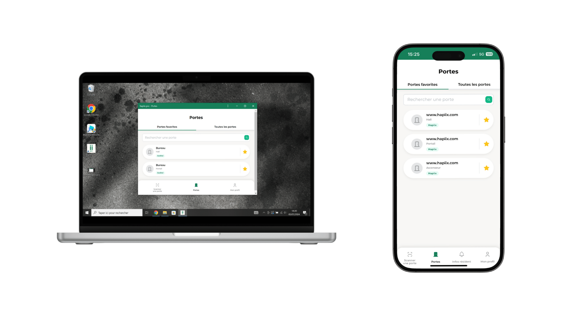 hapiix openpro web app desktop et mobile